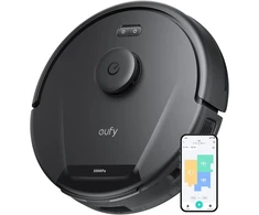 eufy robotinis dulkių siurblys L60 su 5000 Pa siurbimo galia, lazerinė navigacija, HEPA filtras, valdymas programėle