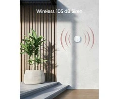 eufy Security belaidė vidaus ir lauko sirena 105 dB, IP65, baterijomis maitinama