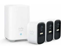 eufy Security eufyCam 2C belaidė 1080p lauko stebėjimo kamerų sistema, 2 kamerų rinkinys, IP67