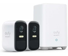 eufy Security eufyCam 2C Pro belaidžių 2K lauko stebėjimo kamerų rinkinys, 2 vnt., IP67