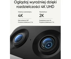 eufy Security Indoor Cam S350 4K UHD vidaus stebėjimo kamera su 8x priartinimu ir 360° PTZ