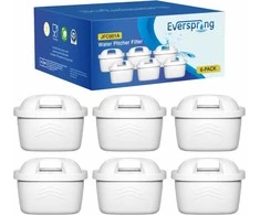 Everspring vandens filtro kasetės, suderinamos su Brita Maxtra+, Maxtra Plus, Mavea, Anna DuoMax, 6 vnt.