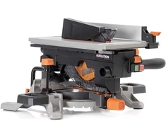 Evolution Power Tools staklės R210MTS-G2, 210 mm, 1500 W, daugiafunkcė miterio ir stalo pjūklas