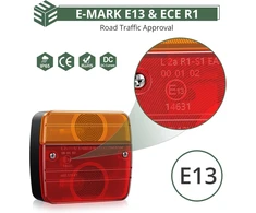 EYPINS universalūs LED galiniai priekabos žibintai 12 V, 21 W, 7 kontaktų, 7.5 m, MY363a