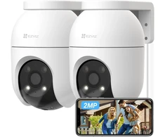 EZVIZ lauko Wi-Fi apsaugos kamera 360°, 1080p, spalvotas naktinis matymas, C8c 2PK