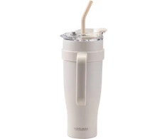 FACKELMANN termopuodelis XXL 1200 ml su šiaudeliu, 47644