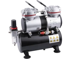 Fengda aerografo kompresorius su 3,5 l oro baku, 6 bar, 190 W FD-196