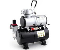 Fengda aerografo kompresorius su oro talpa 3 l, 4 barai, automatinis išsijungimas FD-186