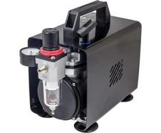 Fengda aerografo mini kompresorius 4 bar, 20 l/min su manometru AS-18A