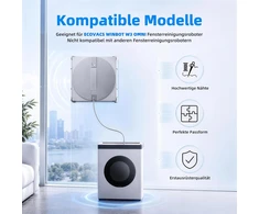 Fenkabs mikropluošto valymo šluostės su laikikliais, skirtos Ecovacs Winbot W3 Omni, 3 vnt.