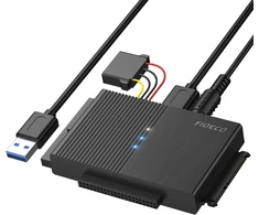 FIDECO HDD/SSD diskų adapteris USB 3.0 SATA ir IDE, 5 Gb/s, iki 16 TB, PL319