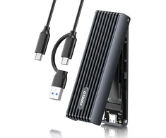 FIDECO M.2 NVMe SSD dėklas su USB 3.2 Gen 2, 10 Gb/s, be įrankių, M211CP