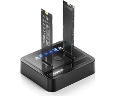 FIDECO M.2 SSD dokavimo stotelė NVMe ir SATA, USB 3.2 Gen 2x2, 20 Gb/s M2278