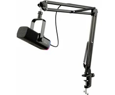FIFINE MI14 XLR/USB dinaminis stalinio strymo mikrofonas su reguliuojamu laikikliu