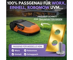 Filzada žoliapjovės peiliukai iš titano, 18 vnt., 0,85 mm storio, tinkami Worx Landroid, Einhell ir LandXcape