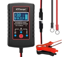 FIRE BULL akumuliatorių įkroviklis 6 V/12 V 2 A su LCD ekranu 31838-0117