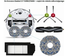 Fixbetter atsarginių dalių rinkinys Ecovacs Deebot X1 ir T10 robotams 001