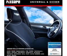 fixcape universalus neopreno priekinių automobilio sėdynių užvalkalas, juodos ir pilkos spalvos fixcape_neo_01