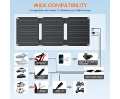 FlexSolar saulės akumuliatoriaus įkroviklis 15 W 12 V B0FX9LFG