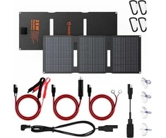 FlexSolar saulės baterija 28 W, 12 V, nešiojama IP67 įkrovimo plokštė automobiliui, su USB DC SAE kabeliu
