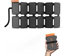 FlexSolar sulankstoma saulės baterija 36 W, USB-A, USB-C, atspari vandeniui, nešiojama