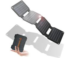 FlexSolar sulankstomas saulės įkroviklis 10 W su USB jungtimi, 5 V, IP67 E10-MINI