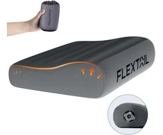 FLEXTAILGEAR ergonominė pripučiama kaklo pagalvė, nuimamas užvalkalas, 42x30x10 cm, OA04