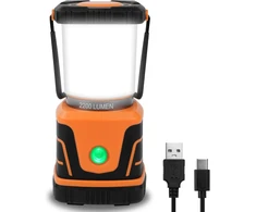 Flintronic LED kempingo lempa, 2200 lm, IP54, 6000 mAh baterija, keturi apšvietimo režimai
