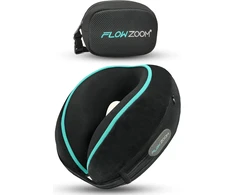 FLOWZOOM kelioninė pagalvė su memory foam, 360° kaklo ir galvos atrama, juoda, DREAM L - BK1