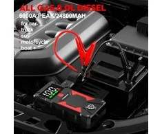 FNNEMGE FG601 2500A automobilio užvedimo starteris, 24800 mAh, 12 V, su LED ekranu