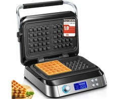 FOHERE vaflinė, 1600 W, 5 programos, LCD ekranas, 5403