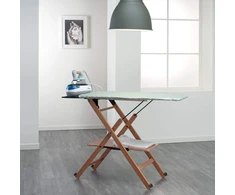 Foppapedretti medinė reguliuojama lyginimo lenta, riešutmedžio spalva, 150 x 50 cm