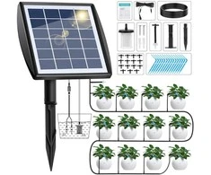 Forever Speed saulės energija maitinamas automatinis laistymo rinkinys su 15 m žarna ir timeriu