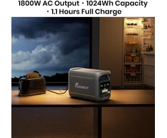 FOSSiBOT nešiojamoji įkrovimo stotelė 1024 Wh 1800 W LiFePO4 F1800