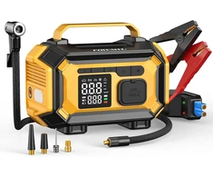 FOWAWU automobilinis užvedimo įrenginys su kompresoriumi 8000 A, 150 PSI, ATJ-2002