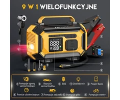 FOWAWU automobilinis užvedimo įrenginys su kompresoriumi 8000 A, 150 PSI, ATJ-2002