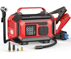 FOWAWU avarinis automobilio užvedimo įrenginys su kompresoriumi 8000 A, 150 PSI, ATJ-2002