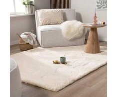 Fraai Home Living FRAAI namų ilgo plauko kilimas Comfy Supreme kreminės spalvos, 80 × 150 cm, poliesteris