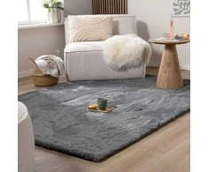 FRAAI Home &amp; Living kilimas, 80 × 150 cm, poliesterio, ilgo plauko, antracito spalvos, Comfy Supreme