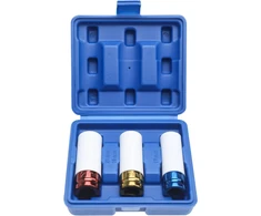 FreeTec smūginių galvučių rinkinys 1/2 col., 17, 19 ir 21 mm, FT0012_SML
