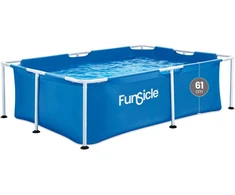 Funsicle stačiakampis karkasinis baseinas 213 x 152 x 61 cm, 1775 l, PVC, mėlynas
