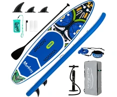 FunWater pripučiama irklentė SUP, 3,5 m x 0,83 m, 15 cm, su aksesuarais, SUPFR02E
