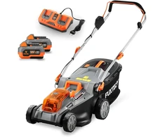 FUXTEC akumuliatorinė vejapjovė 40 V, 43 cm pjovimo plotis, reguliuojamas aukštis, FX-E2RM43SET