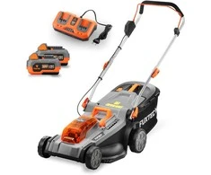 Fuxtec akumuliatorinė vejapjovė 40V 37 cm pjovimo plotis, reguliuojamas aukštis, FX-E2RM37SET