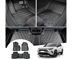GAFAT automobiliniai TPE kilimėliai Toyota RAV4 XA50 ir Hybrid 2019–2024, priekiniai
