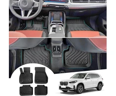 GAFAT automobilio grindų kilimėliai BMW X1 U11 2022–2026, TPE su aukštais kraštais