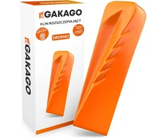 Gakago obrotinis skaldymo pleištas iš grūdintos plieninės masės, signalinė oranžinė, 1.78 kg