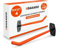 Gakago sieninis automobilių padangų ir ratlankių laikiklis, 4 vnt., iki 40 kg, Reifen Wandhalterung