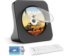 GAONAWAY nešiojamas CD grotuvas su Bluetooth, 4000 mAh baterija ir FM radiju GA-ECD-UCDDBK BY