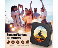 GAONAWAY nešiojamas CD grotuvas su Bluetooth, 4000 mAh baterija ir FM radiju GA-ECD-UCDDBK BY